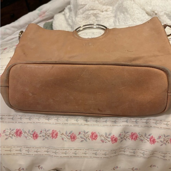 Able Natural Leather Tote with Silver Accents - Picture 4 of 5